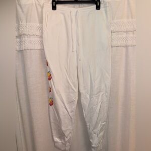 Alani Peach Print Sweatpants